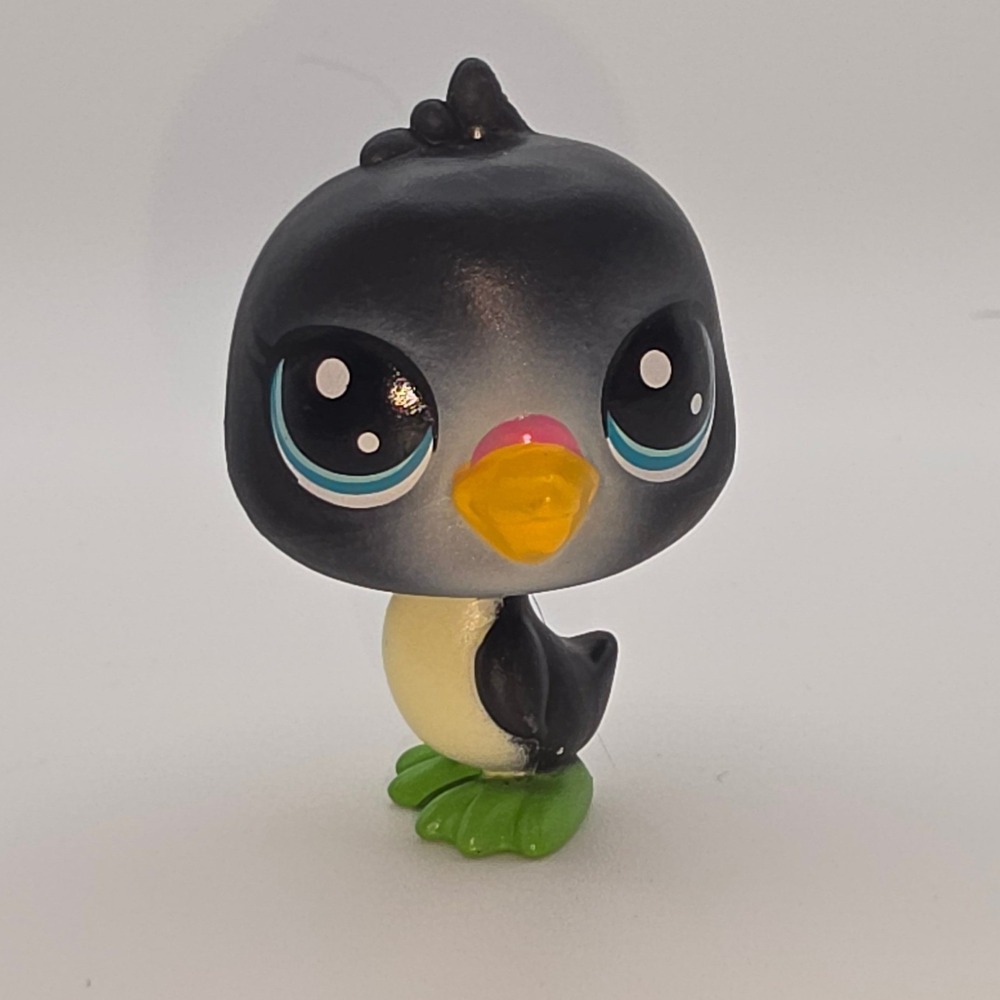 Littlest Pet Shop Penguin Mini Figure Black Good